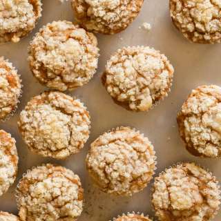 Streuseled Acorn Squash Muffins