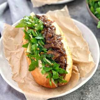 Roast Lamb Rolls with Mint and Parmesan