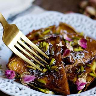 Khagineh Recipe (Persian Sweet Homemade Crepe)