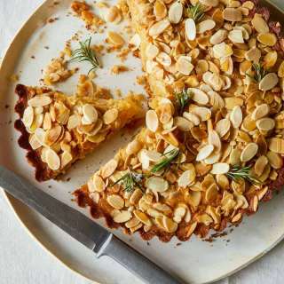 Almond and Honey Cornmeal Cake