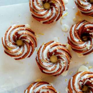 Mini Citrus Bundt Cakes with Sweet Lemon Glaze