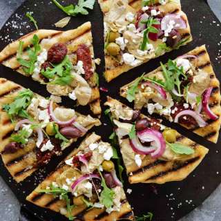 Mediterranean Grilled Pizza Recipe
