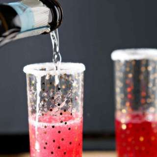 Pomegranate French 75