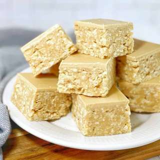 No Bake Rice Bubble Slice With Caramilk