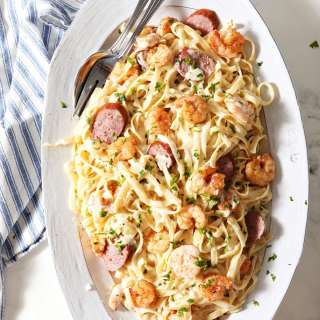Cajun Shrimp Fettuccine Alfredo
