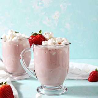 Strawberry White Hot Chocolate