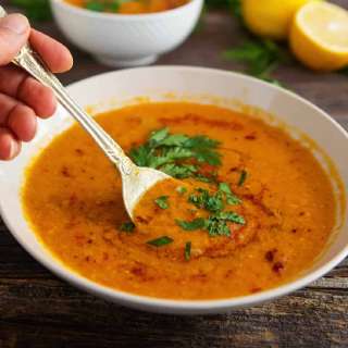 Moroccan Style Red Lentil Soup