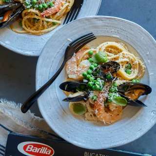 Seafood Carbonara