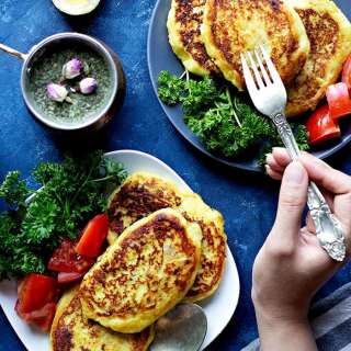 Persian Stuffed Potato Patties