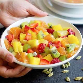 Honey Rose Water Fruit Salad