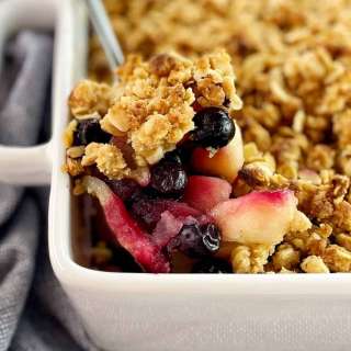 Apple And Blueberry Crumble