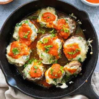 Grilled Stuffed Mushrooms
