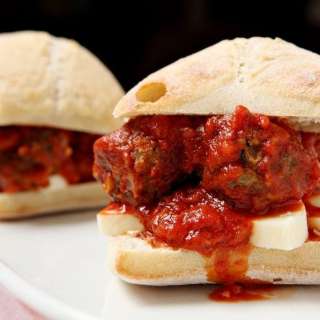 Turkey Spinach Meatball Subs