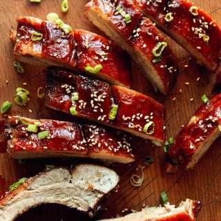 Sticky Hoisin Oven Baked Ribs