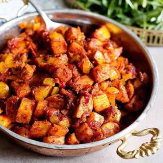 Sosis Bandari - Persian Sausage and Potatoes
