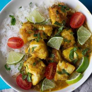 Alaska Cod Fish Curry