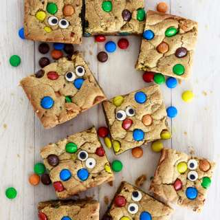 Easy monster cookie bars