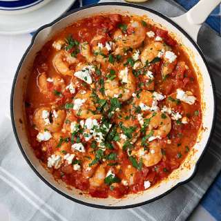Greek Shrimp Saganaki