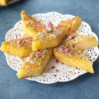Saffron Cake (Cake Sharbati)