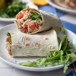 Mediterranean Tuna Wrap