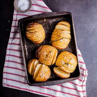 Hasselback potatoes