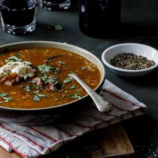 Lamb and barley soup