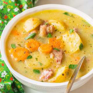 Pressure Cooker Corned Beef Cabbage Irish Stew