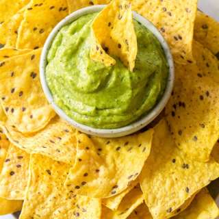 Healthy Roasted Poblano Avocado Dip Recipe