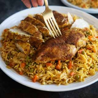 Middle Eastern Chicken and Rice