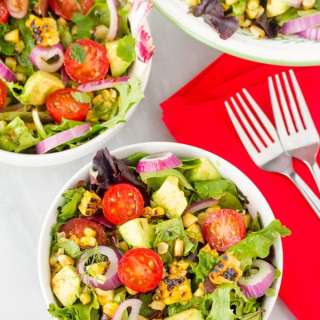 Grilled Corn Salad with Smokey Paprika Vinaigrette