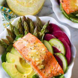 Roasted Salmon Detox Salad