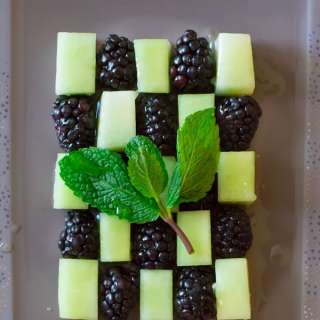 Blackberry Honeydew Salad