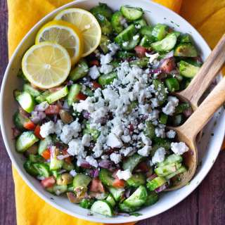 Mediterranean Cucumber Salad