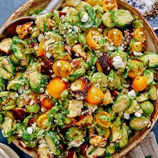 Shaved Brussels Sprout Salad