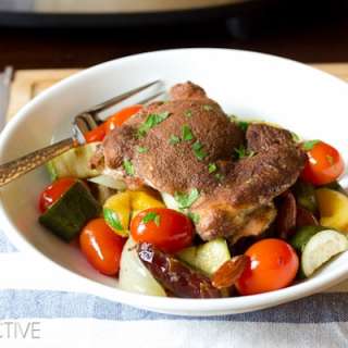 Slow Cooker Chicken (Moroccan Chicken)
