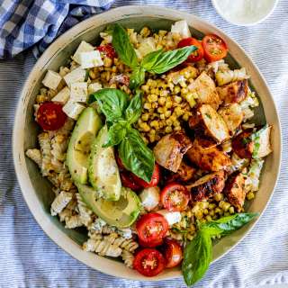Creamy BBQ Chicken Pasta Salad