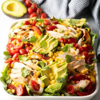 Grilled Chicken Fajita Salad