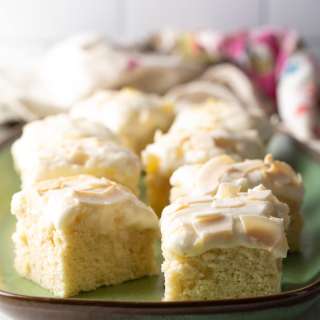 Pina Colada Cake Squares