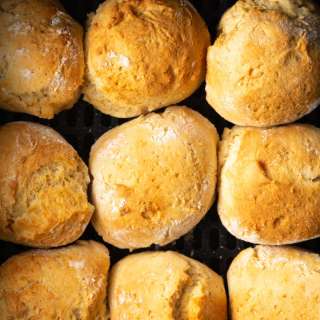 Air Fryer Biscuits (from Scratch and Canned)