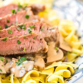 Easy Beef Stroganoff Recipe with Butter Noodles