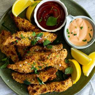 Crispy Air fryer chicken fingers