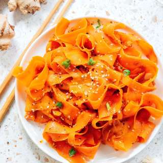 Easy Carrot Noodles (No Spiralizer Required!)