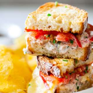 Easy tuna melt
