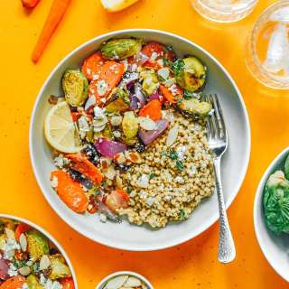 Roasted Vegetable Grain Bowls
