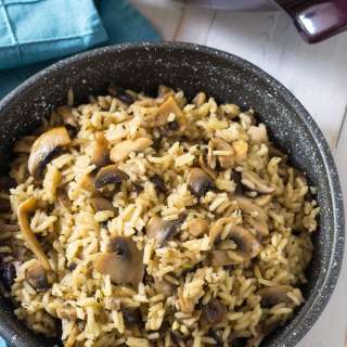Mushroom Rice Pilaf