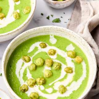 Pea Soup with Wasabi