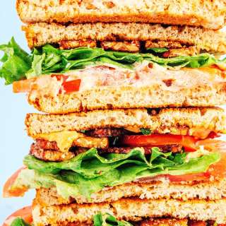 Vegan BLT Sandwich Recipe (With Maple Smoked Tempeh Bacon)