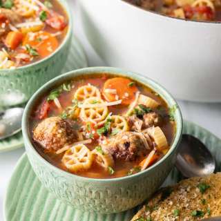 Italian Meatball Soup Recipe + VIDEO