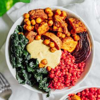 Roasted Vegetable Glow Bowls
