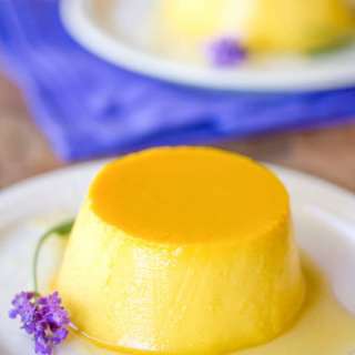 Creamy Lavender Flan Recipe